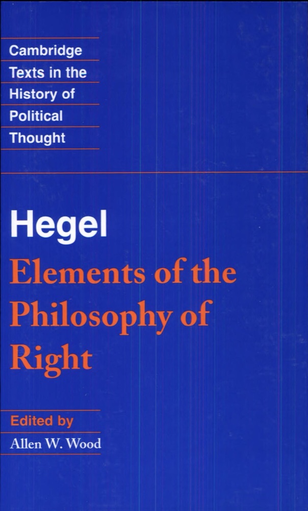 Elements of the Philosophy of Right
