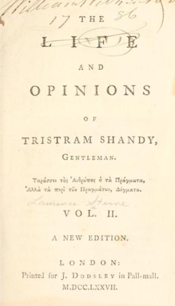 The Life and Opinions of Tristram Shandy, Gentleman