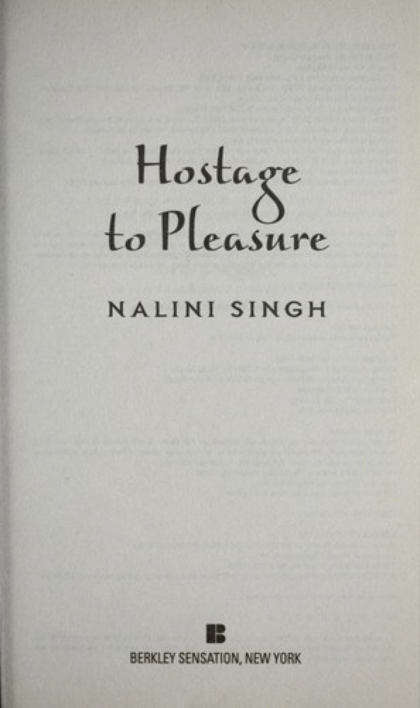 Hostage to Pleasure