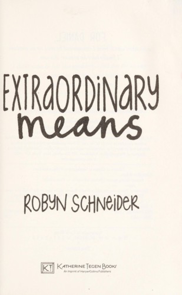 Extraordinary Means