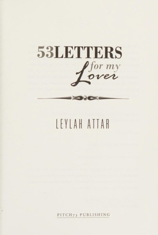 53 Letters for My Lover