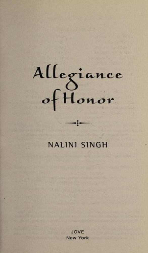 Allegiance of Honor