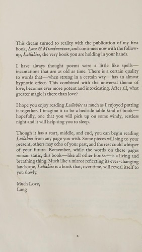 Lullabies