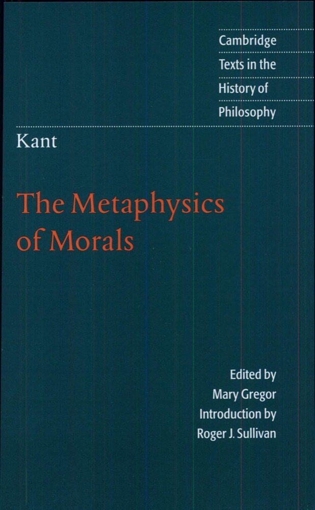 The Metaphysics of Morals