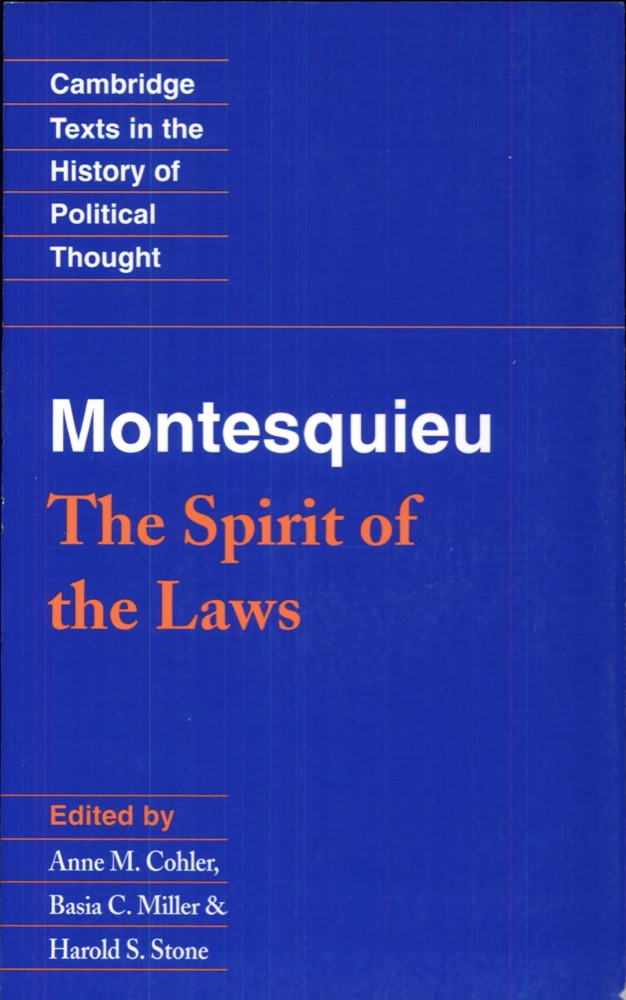 The Spirit of the Laws