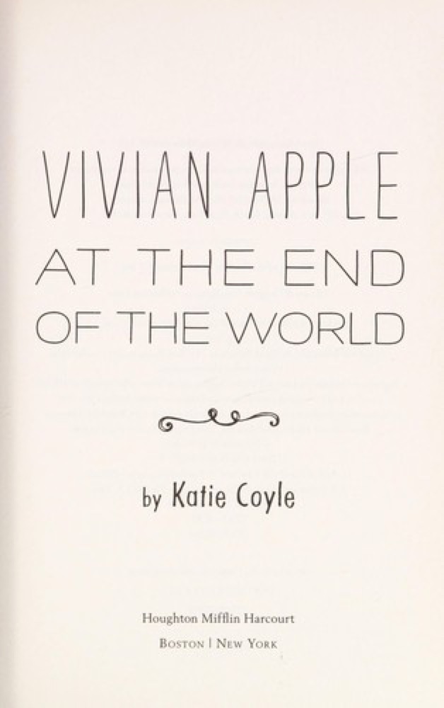 Vivian Apple at the End of the World