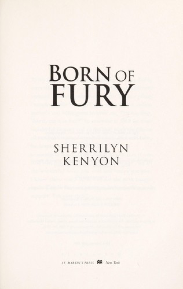 Born of Fury