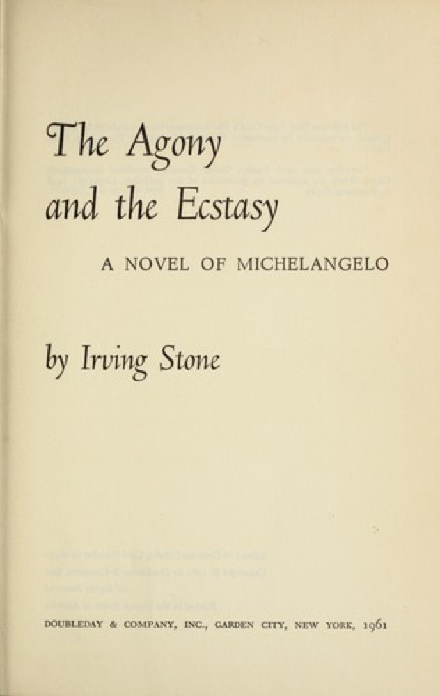 The Agony and the Ecstasy