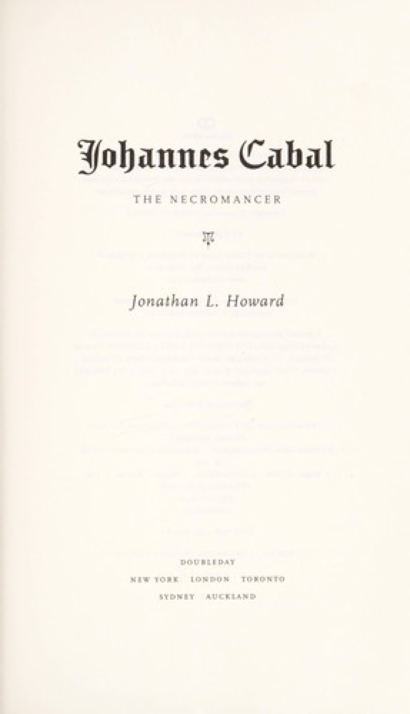 Johannes Cabal the Necromancer