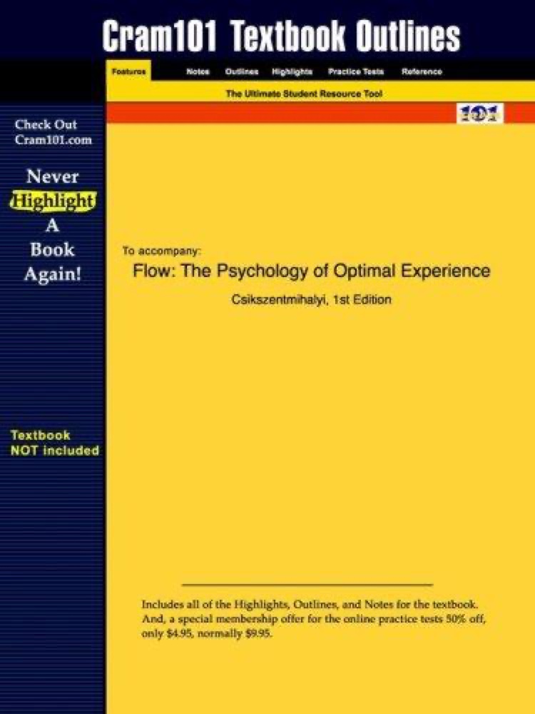 Flow: The Psychology of Optimal Experience