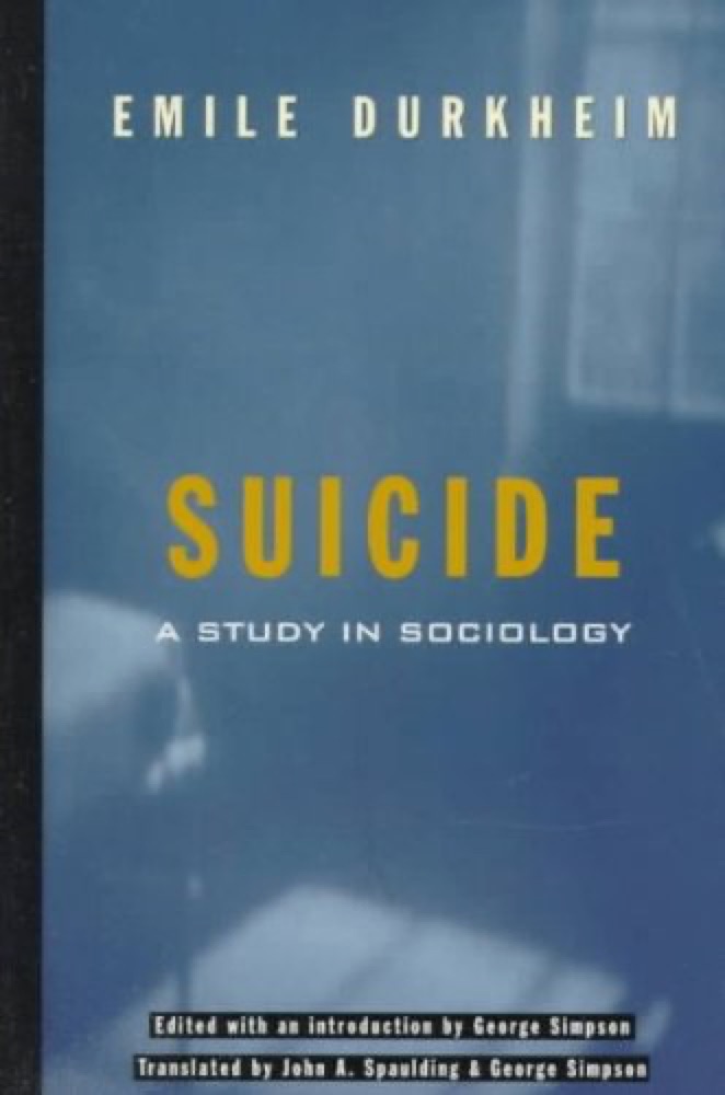 Suicide: A Study in Sociology