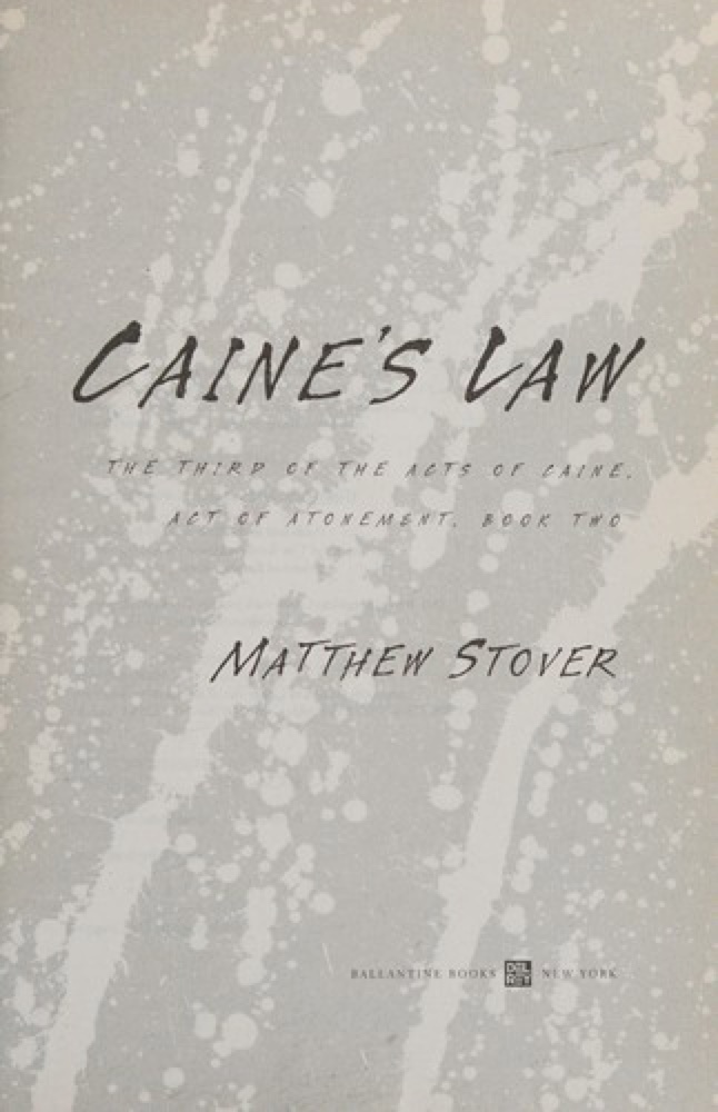 Caine's Law
