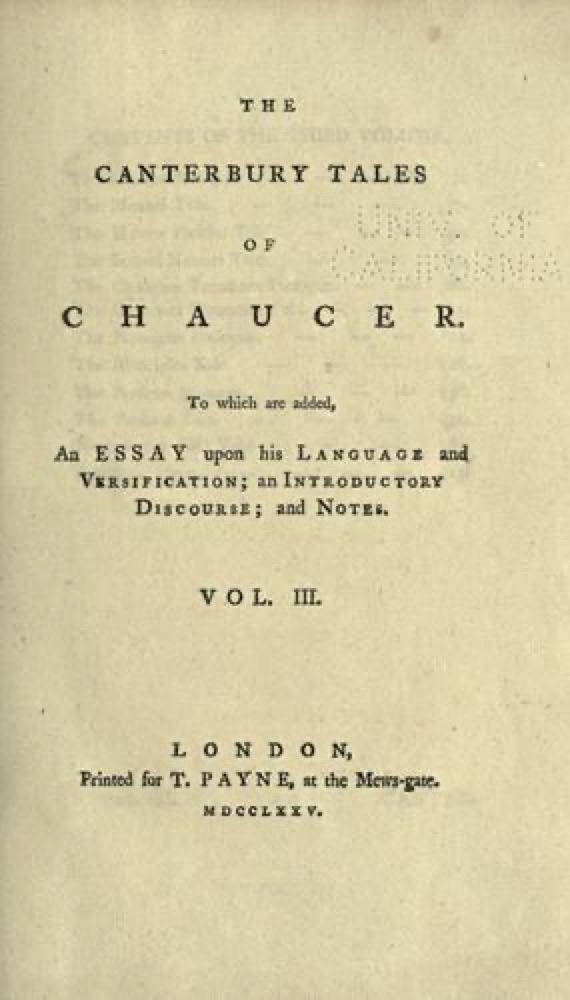 The Canterbury Tales