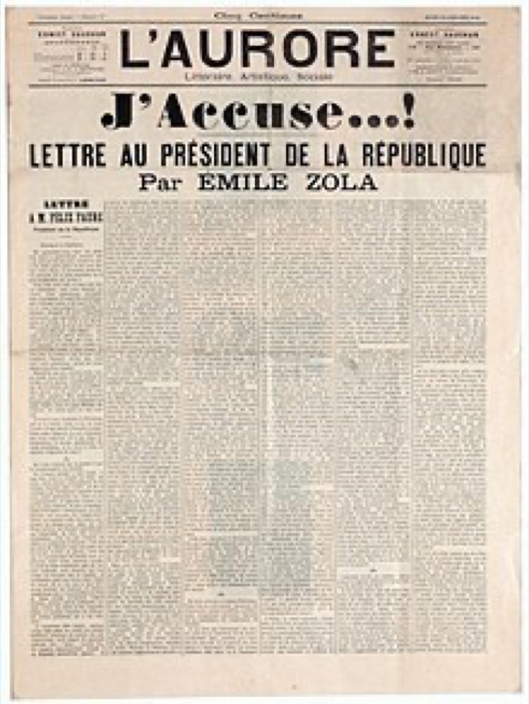 J'accuse!