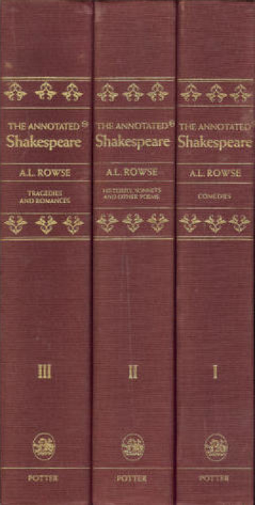The Annotated Shakespeare: The Comedies, Histories, Sonnets and Other Poems, Tragedies and Romances Complete (Three Volume Set in Slipcase)